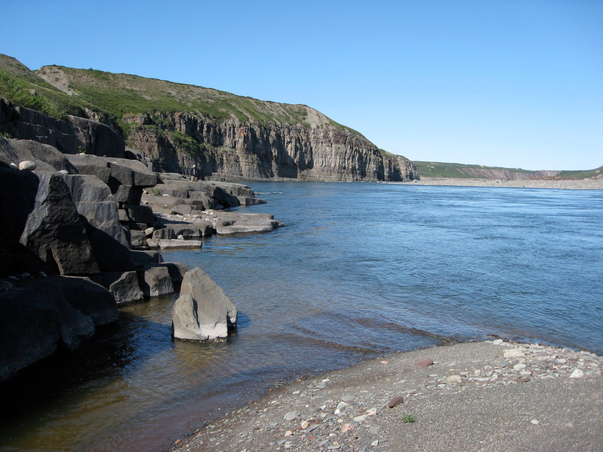 End of a long portage